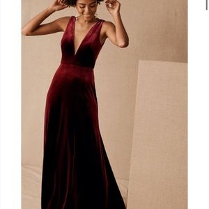 Jenny Yoo collection dark berry size 6